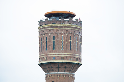 910356 Afbeelding van de werkzaamheden ten behoeve van de herbestemming van de watertoren (Heuveloord 25a) te Utrecht, ...